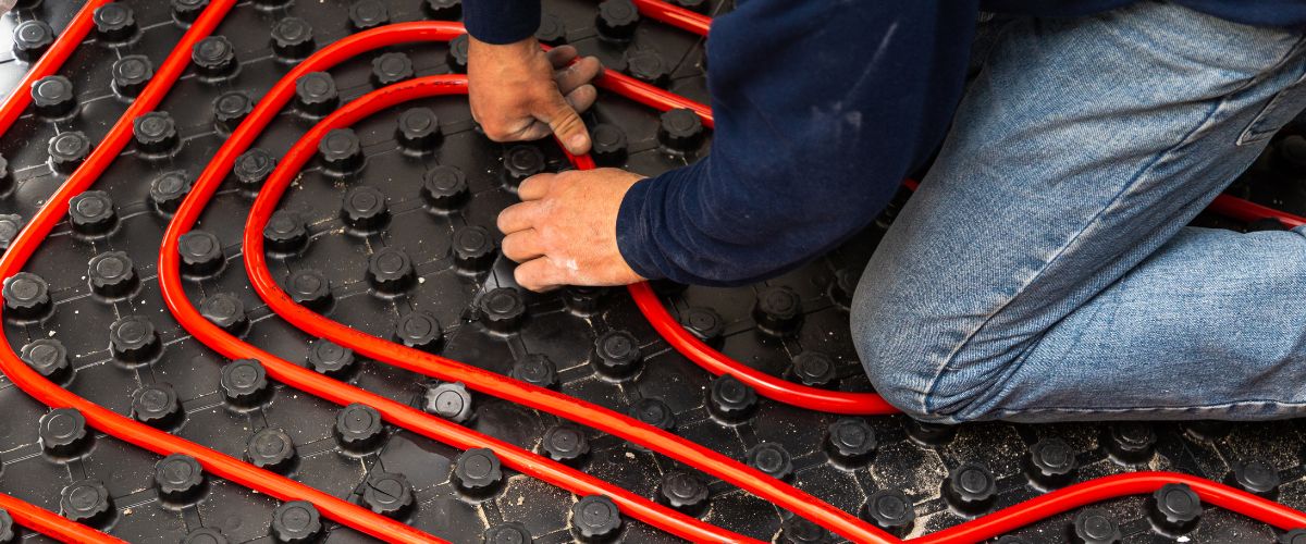 Zelf vloerverwarming leggen
